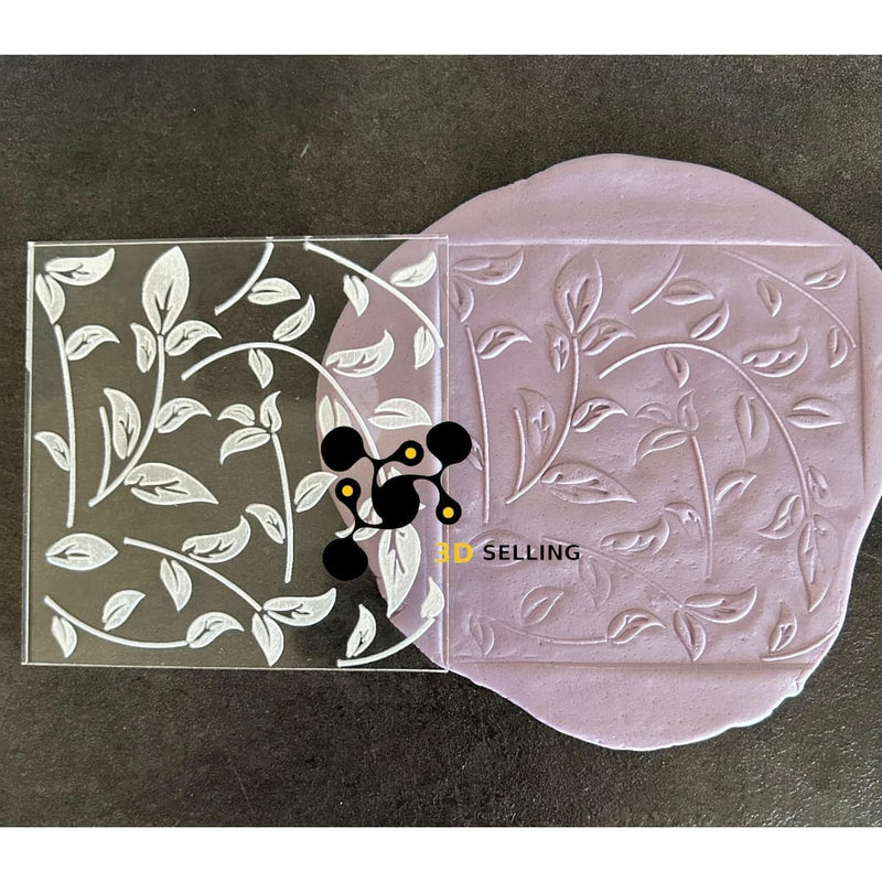 Trama in acrilico 10*10 Foglie - 3d Selling