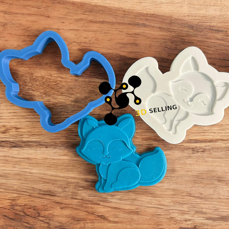 Volpe in 3D animali del bosco - 3d Selling