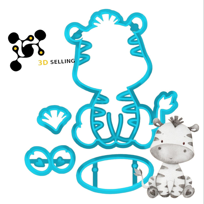 Zebra scomponibile - 3d Selling