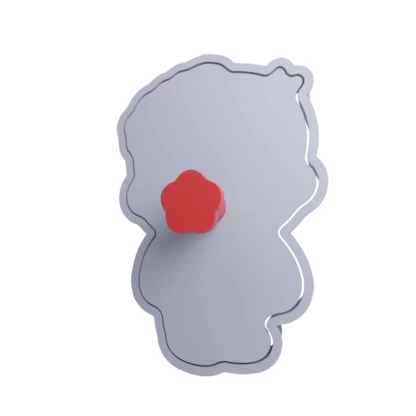 Zombie idea Halloween 8cm - 3d Selling