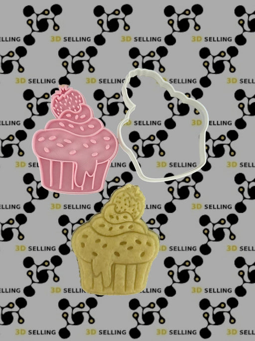 3d Selling Casa, arredamento e bricolage:Articoli per cucina e bar:Accessori per pasticceria:Decorazioni torte e topper:Cake topper Cupcake Mod6