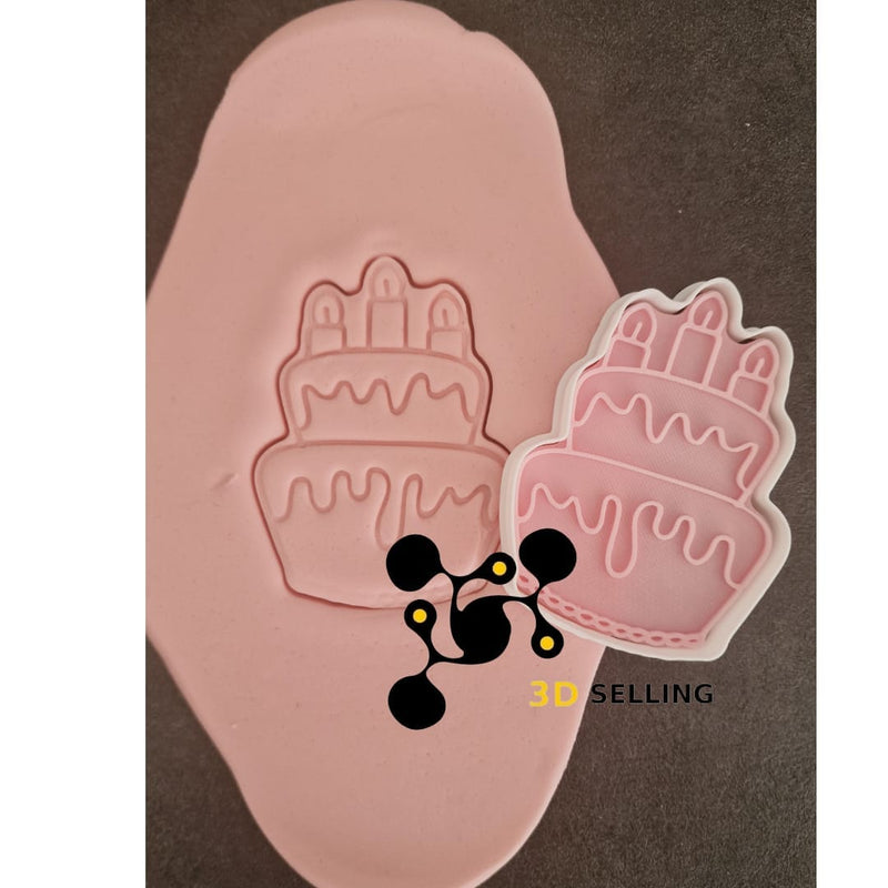 Torta con candeline - 3d Selling