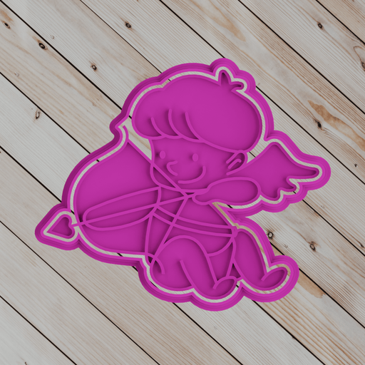 3d Selling Cookie cutter Cupido 8cm
