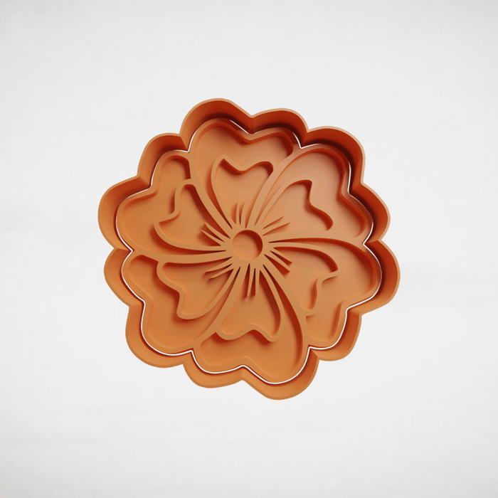 3d Selling cookie cutter Fiore decorativo