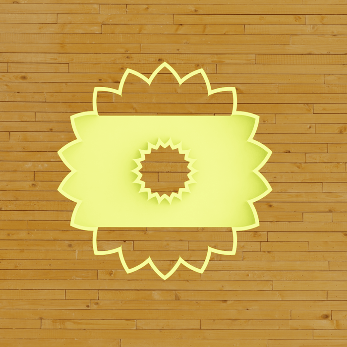 3d Selling cookie cutter Girasole