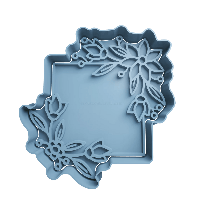 Quadrato con fiori - 3d Selling