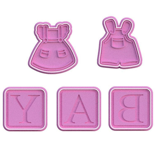 3d Selling cookie cutter Set Baby 5 pezzi