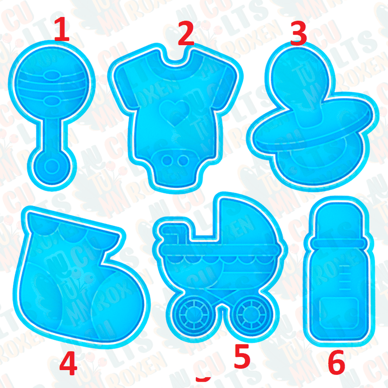 Set Baby shower - 3d Selling