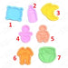 3d Selling cookie cutter Set Baby shower