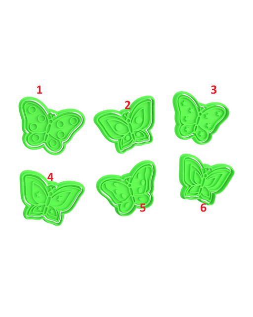 3d Selling cookie cutter Set Farfalle