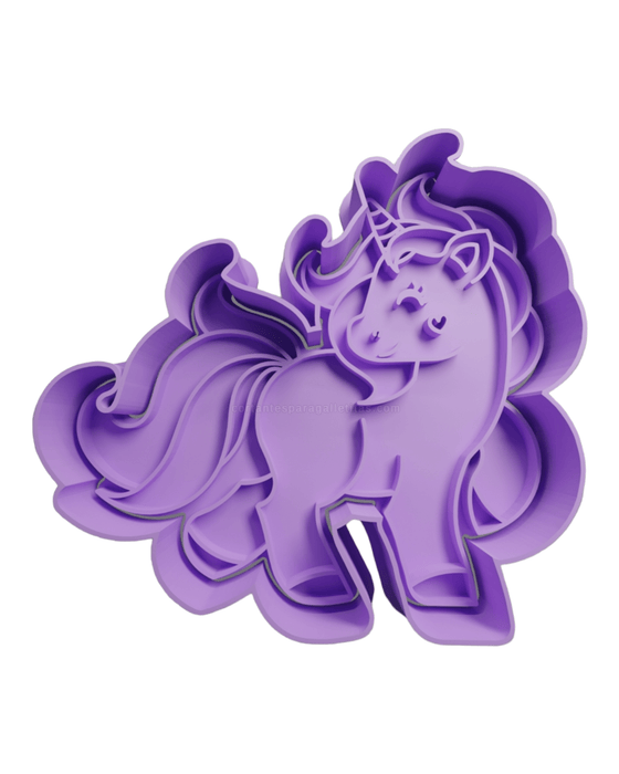 3d Selling cookie cutter Unicorno intero