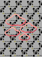 Kit nuvolette 4 pezzi da 2 a 5cm - 3d Selling
