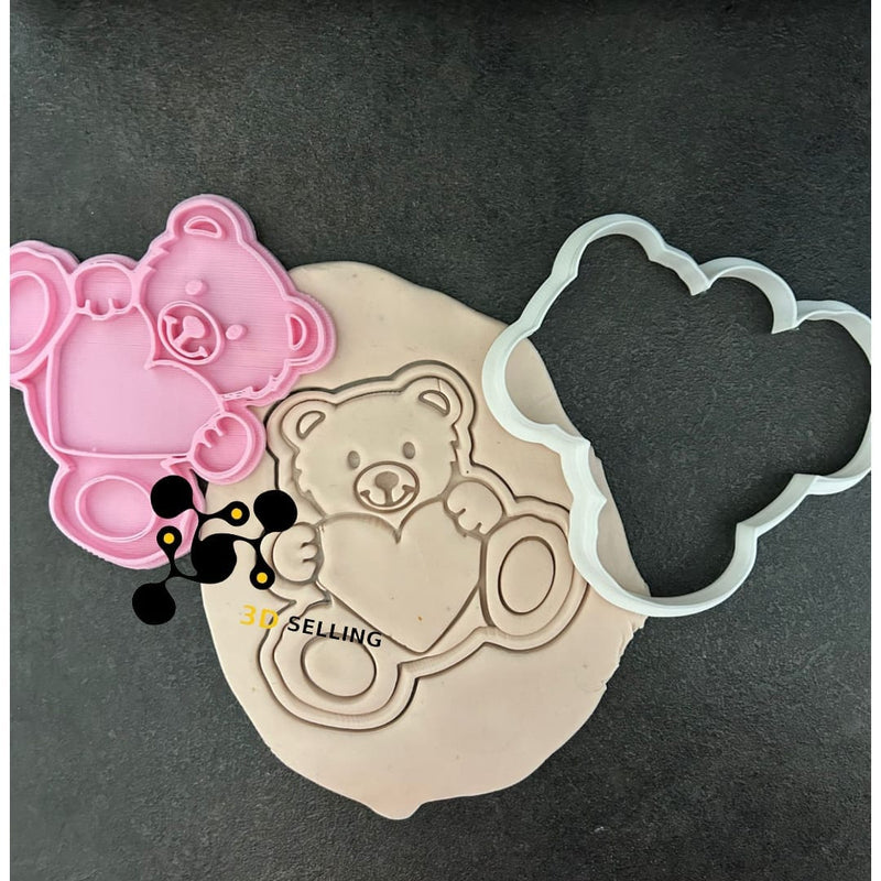 Orsetto con cuore 9cm - 3d Selling