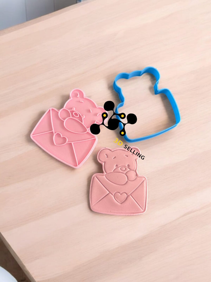 Orsetto con lettera 8cm - 3d Selling