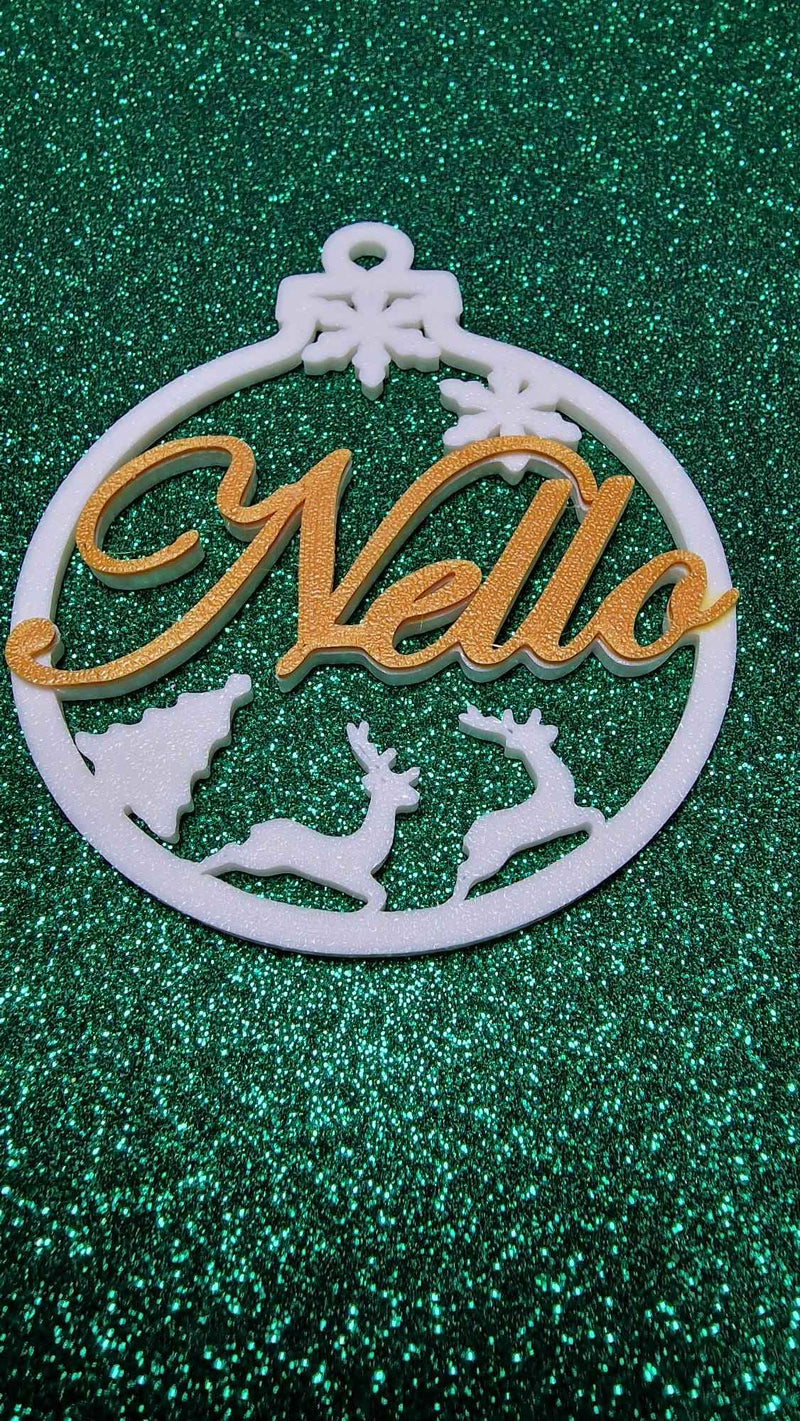 Pallina di Natale Personalizzabile - 3d Selling