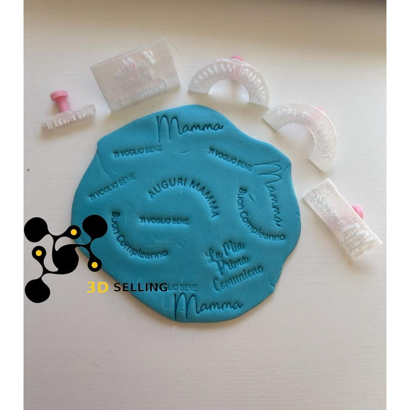Timbri in acrilico 3/4 cm - 3d Selling
