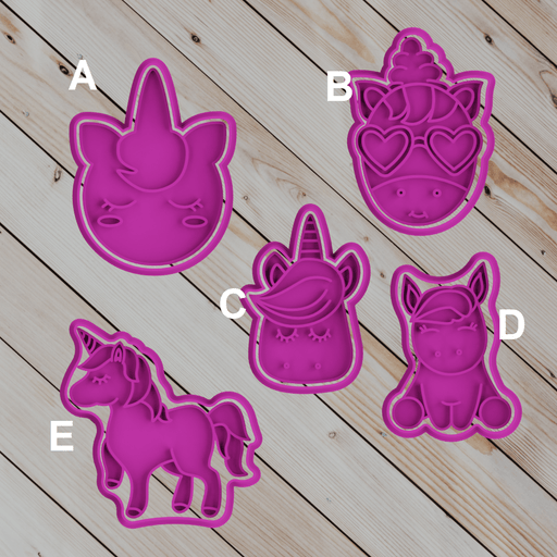 3d Selling Unicorni set 5 pezzi