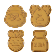 Kit Biscotti per Babbo Natale 8cm - 3d Selling