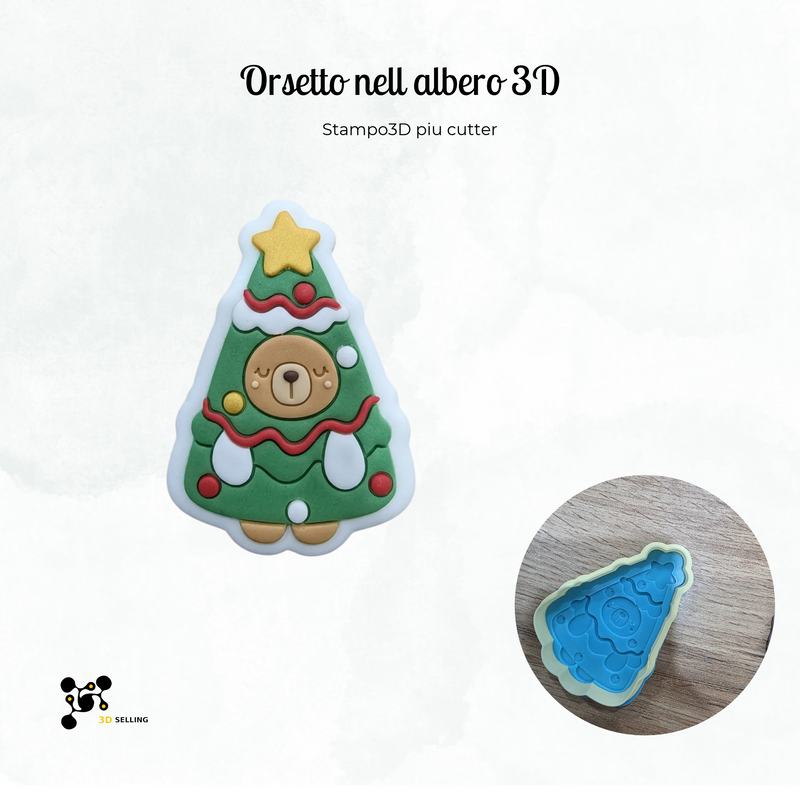 Orsetto nell'albero 3D