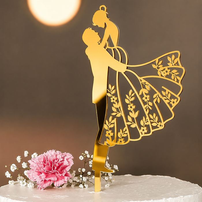Cake topper Matrimonio sposi mod2