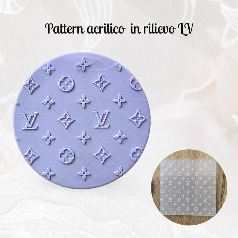 Pattern in rilievo in acrilico Mod LV