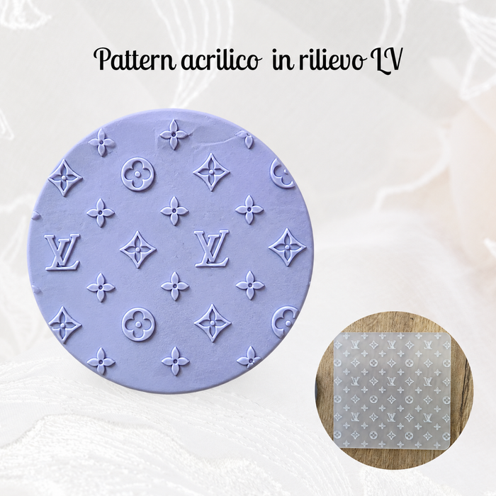 Pattern in rilievo in acrilico Mod LV