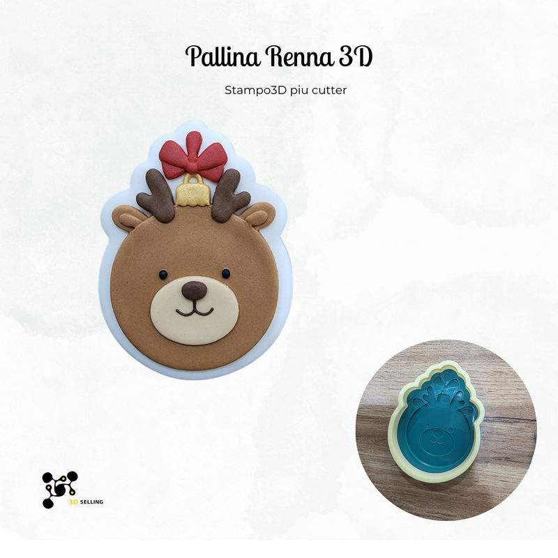 Pallina Mod Renna 3D