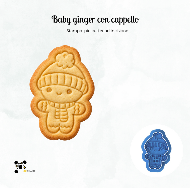Gingerbread con cappello Mod2