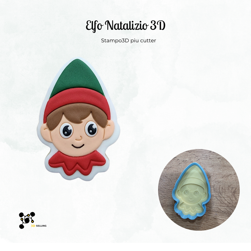 Elfo Natalizio 3D