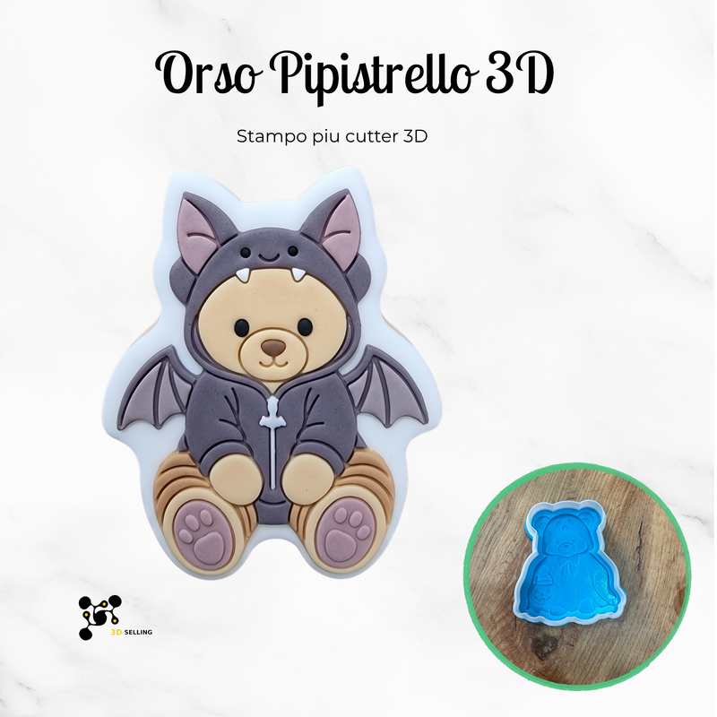 Orso Pipistrello 3D