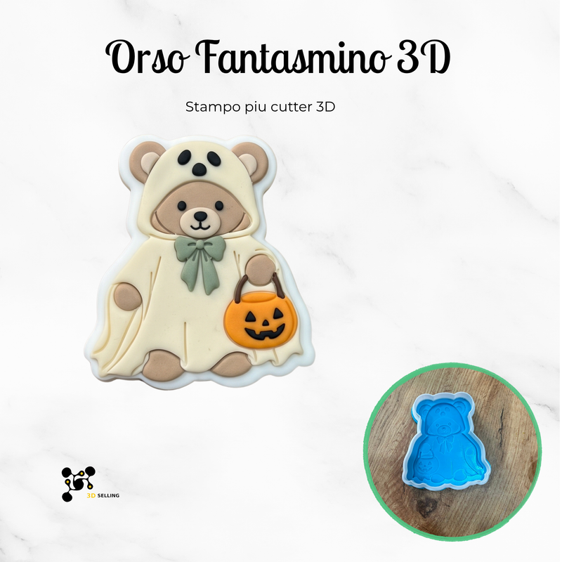 Orso Fantasmino 3D