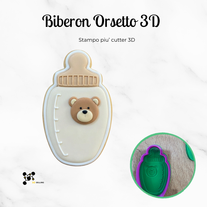 Biberon orsetto 3D