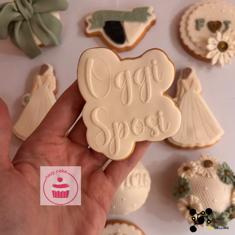 Acrylic mold + cutter Oggi Sposi
