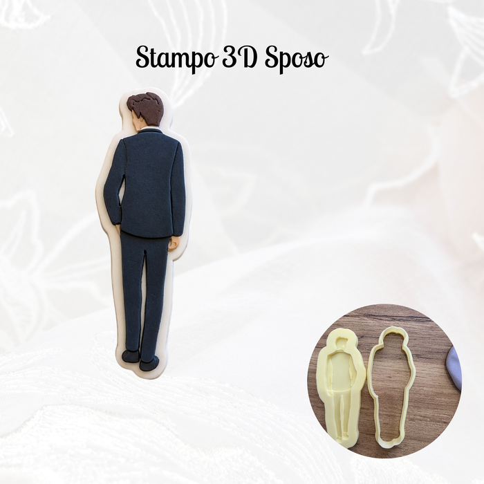 Sposi stampo in 3D sposo