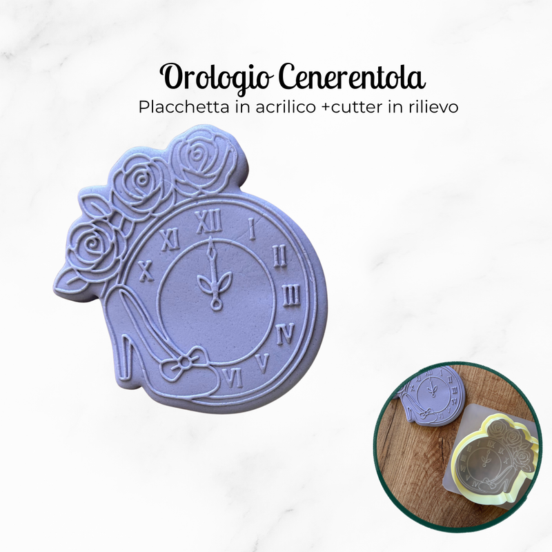 Stampo per biscotti in rilievo Orologio