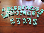 Alfabeto Mod Circus cookie cutter formina tagliabiscotti - 3d Selling