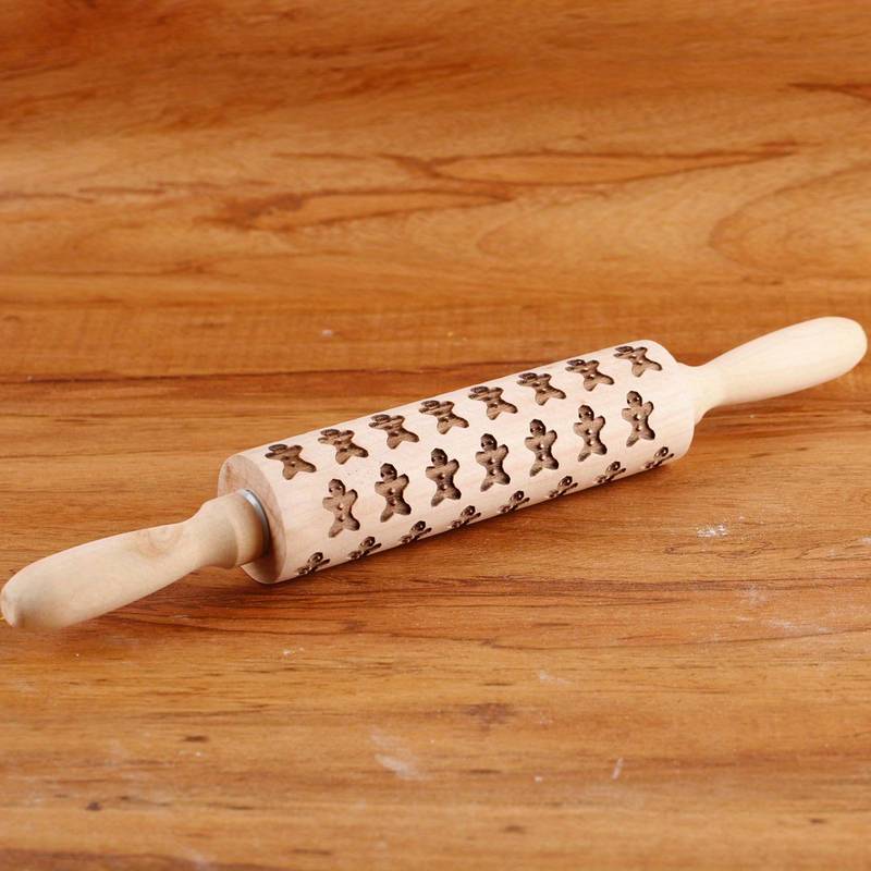 Mattarello in legno Mod omino Pan di zenzero - 3d Selling