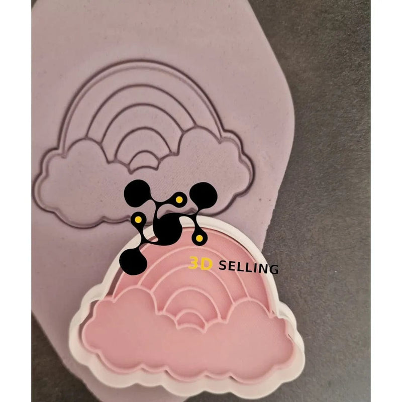 Arcobaleno segnaposto cookie cutter formina tagliabiscotti - 3d Selling
