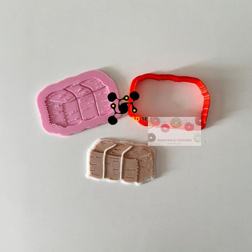 Selling 3D Casa, arredamento e bricolage:Articoli per cucina e bar:Accessori per pasticceria:Altro accessori per pasticceria Balla di fieno tagliabiscotti in 3D 8.5cm