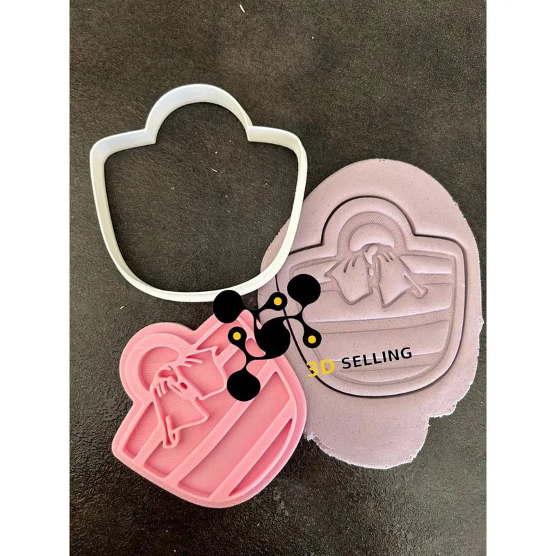 Borsa mare con fiocco cookie cutter formina tagliabiscotti - 3d Selling