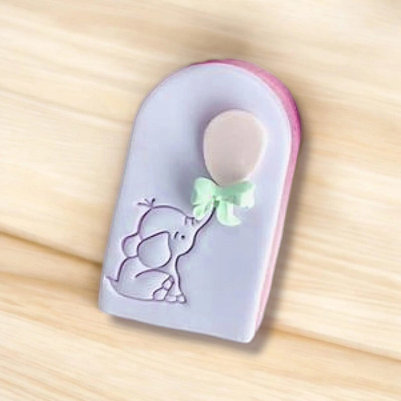 Composizione elefantino + cutter arco - 3d Selling