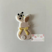 Coniglietto con fiocco di spalle 8.5cm - 3d Selling