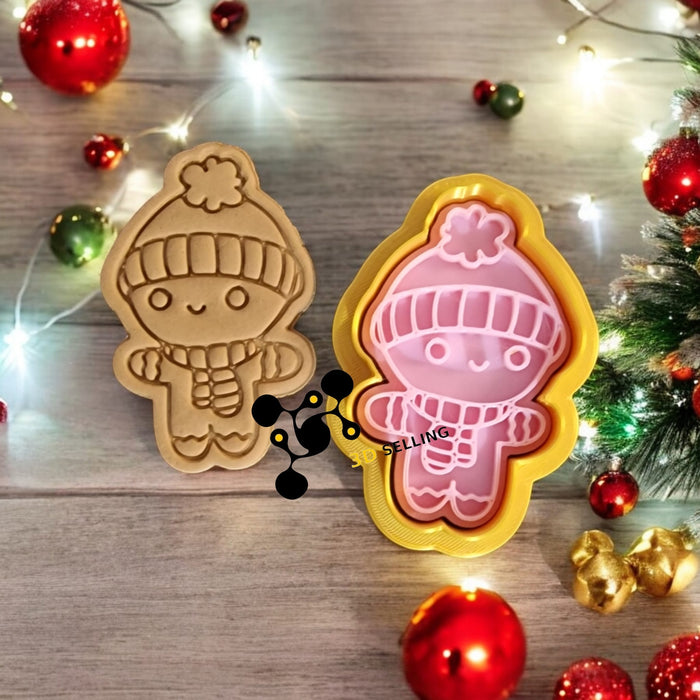 Selling 3D Casa, arredamento e bricolage:Articoli per cucina e bar:Accessori per pasticceria:Altro accessori per pasticceria Gingerbread con cappellino