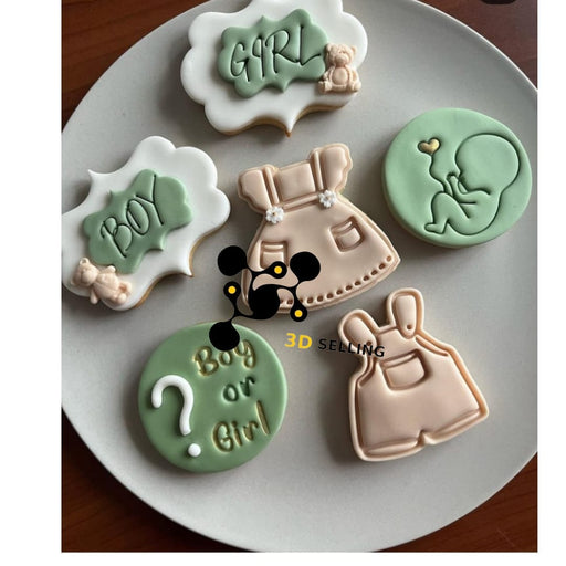 Selling 3D Casa, arredamento e bricolage:Articoli per cucina e bar:Accessori per pasticceria:Altro accessori per pasticceria Kit Baby Shower