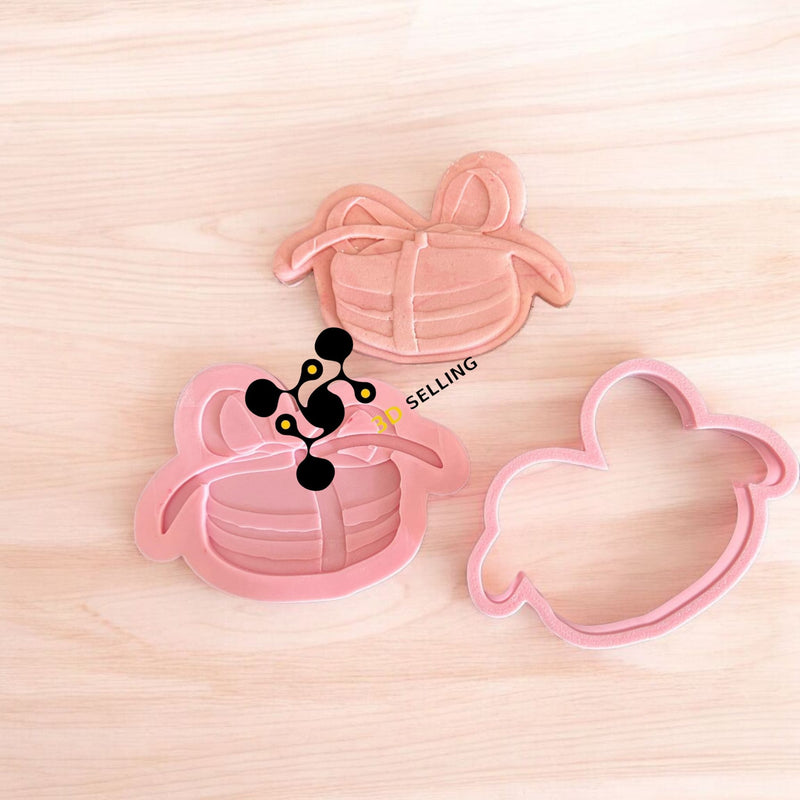 Macarons con fiocco cutter in 3D 8cm - 3d Selling