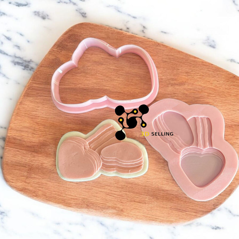 Macarons cutter in 3D 8cm - 3d Selling