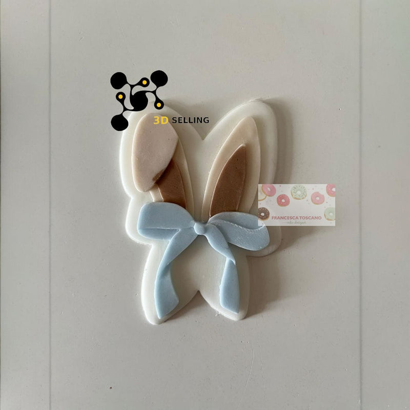 Orecchie con fiocco 3D Mod2 8.5cm - 3d Selling