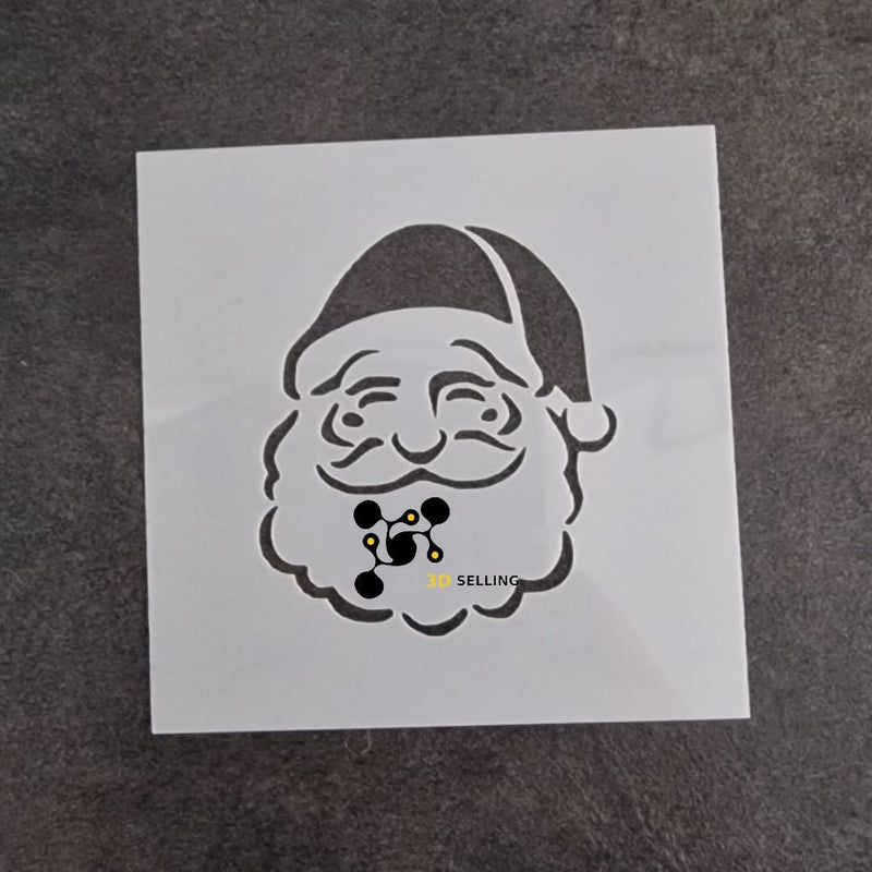 Stencil Babbo Natale - 3d Selling