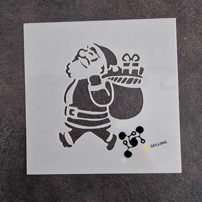 Stencil Babbo Natale - 3d Selling