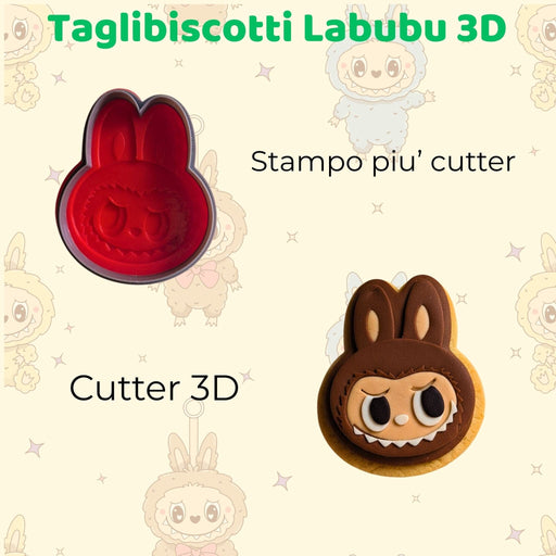 Selling 3D Casa, arredamento e bricolage:Articoli per cucina e bar:Accessori per pasticceria:Altro accessori per pasticceria Tagliabiscotto Mostriciattolo 3D – Stampo biscotti Mod2
